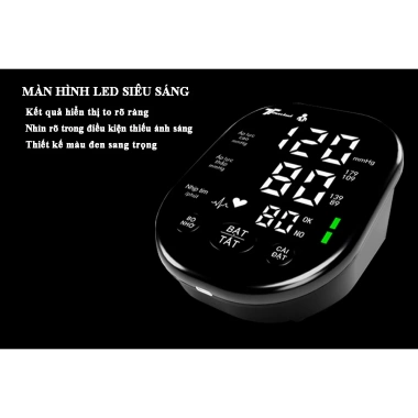 Máy đo huyết áp bắp tay Titancheck B01A đen - LED, giọng VN, bảo hành 3 năm, 395k 2 Máy đo huyết áp bắp tay Titancheck B01A đen - LED, giọng VN, bảo hành 3 năm, 395k 2