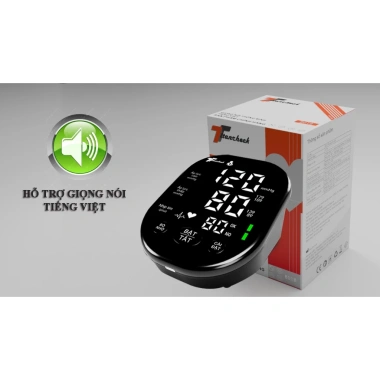 Máy đo huyết áp bắp tay Titancheck B01A đen - LED, giọng VN, bảo hành 3 năm, 395k