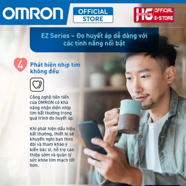 Máy Đo Huyết Áp Bắp Tay Tự Động Omron HEM-8.712 Nhật Bản, Bảo Hành 5 Năm, 1 Triệu 8