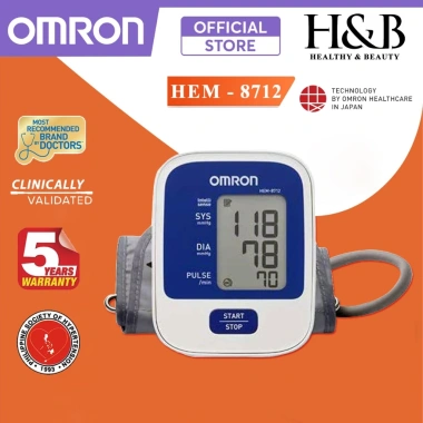 Máy Đo Huyết Áp Bắp Tay Tự Động Omron HEM-8.712 Nhật Bản - Bảo Hành 5 Năm, 990k 10