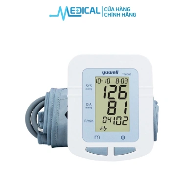 Máy đo huyết áp bắp tay YUWELL YE660B - Bảo hành 5 năm, chính hãng, giá chỉ 539.000₫ 4 Máy đo huyết áp bắp tay YUWELL YE660B - Bảo hành 5 năm, chính hãng, giá chỉ 539.000₫ 4