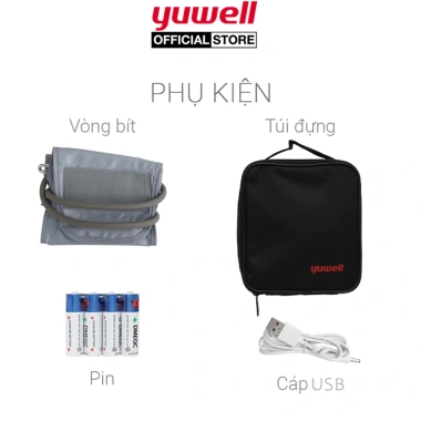 Máy đo huyết áp bắp tay Yuwell YE660B chính hãng - Đo nhanh chính xác, bảo hành 5 năm, giá 535k