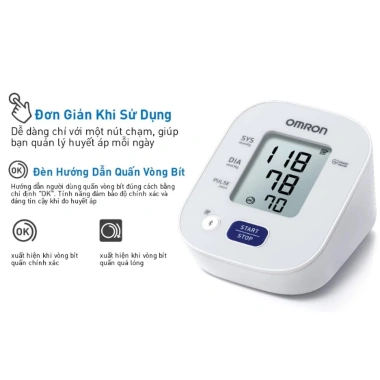 Máy đo huyết áp Bluetooth OMRON HEM-7.140T1 chính hãng - Giá chỉ 889.000 VNĐ