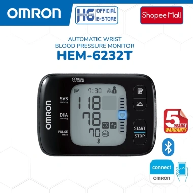 Máy đo huyết áp cổ tay Bluetooth Omron HEM-6.232T Lưu trữ 2 người giá ưu đãi 2.265.000₫ 7 Máy đo huyết áp cổ tay Bluetooth Omron HEM-6.232T Lưu trữ 2 người giá ưu đãi 2.265.000₫ 7