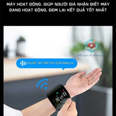 Máy đo huyết áp cổ tay WEB306 Tiếng Việt cảnh báo màu sắc đo chính xác sạc USB