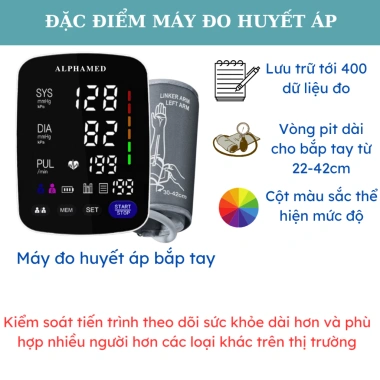 Máy Đo Huyết Áp Điện Tử Không Dây Yonker YK-BPA1 - Đo Nhanh, Chính Xác, Giá 395k 2