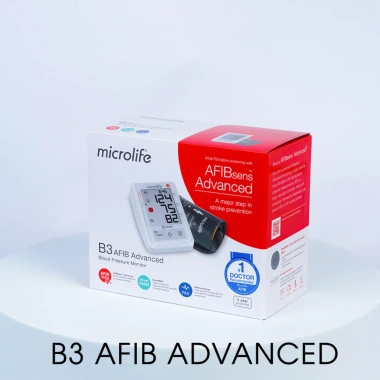 Máy Đo Huyết Áp Microlife B3 AFIB ADVANCED – Cảnh Báo Đột Quỵ, Đo Thông Minh, 2.18 Triệu
