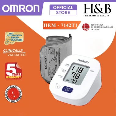 Máy Đo Huyết Áp Omron HEM-7.142T2 Bắp Tay Bluetooth - Kết Nối Smartphone, Bảo Hành 5 Năm, Giá 1.060.000₫ 10 Máy Đo Huyết Áp Omron HEM-7.142T2 Bắp Tay Bluetooth - Kết Nối Smartphone, Bảo Hành 5 Năm, Giá 1.060.000₫ 10