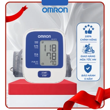 Máy Đo Huyết Áp Omron HEM-8.712 Chính Hãng - Bảo Hành 5 Năm, Giá Ưu Đãi 968k
