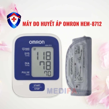 Máy Đo Huyết Áp Omron HEM-8.712 Chính Hãng Đo Nhịp Tim Bảo Hành 5 Năm 906.000₫ 7