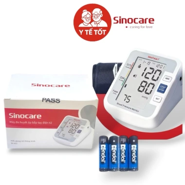 Máy Đo Huyết Áp Sinocare BA-801 - Giọng Nói Tiếng Việt, Giá Ưu Đãi 275k