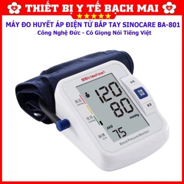 Máy Đo Huyết Áp Sinocare Sinoheart BA-801 Công Nghệ Đức Giá Rẻ 93.000₫ 5