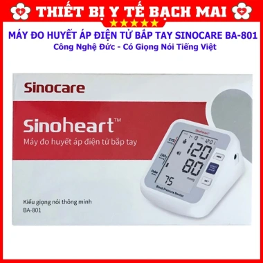 Máy Đo Huyết Áp Sinocare Sinoheart BA-801 Công Nghệ Đức Giá Rẻ 93.000₫ 6