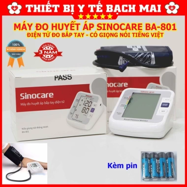 Máy Đo Huyết Áp Sinocare Sinoheart BA-801 Công Nghệ Đức Giá Rẻ 93.000₫ 10