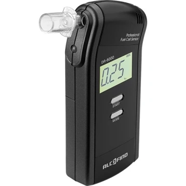 Máy đo nồng độ cồn Alcofind Hàn Quốc DA-8.000 kèm 06 đầu thổi, bảo hành 12 tháng - Giá ưu đãi 5,508,000 VND