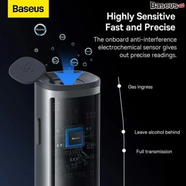 Máy đo nồng độ cồn Baseus LED tự động - Độ chính xác, giá 1.6 triệu 4