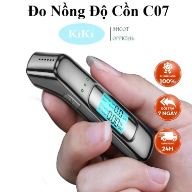 Máy đo nồng độ cồn C07 an toàn, đo chính xác 3 giây - giá ưu đãi 225k