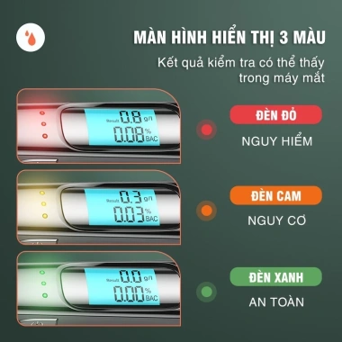 Máy đo nồng độ cồn C07 an toàn, đo chính xác 3 giây - giá ưu đãi 225k
