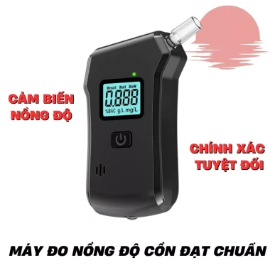 Máy Đo Nồng Độ Cồn Chính Xác Tuyệt Đối - Tiêu Chuẩn Quốc Tế, Bảo Hành 2 Năm, Giá Ưu Đãi 605.000₫