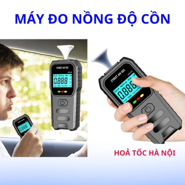 Máy đo nồng độ cồn chuẩn 90% ROHS chính hãng - Thổi nhanh, bảo hành dài, giá chỉ 685.000₫
