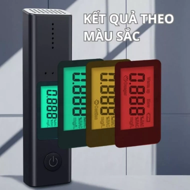 Máy Đo Nồng Độ Cồn NDC Không Tiếp Xúc - Kiểm Tra Hơi Thở Nhanh, Màn Hình LED, Cảnh Báo Màu, Giá 239k 4