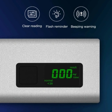 Máy đo nồng độ cồn NexTool 2.025 - Thổi không tiếp xúc, có tiếp xúc, giá ưu đãi 384.000 4