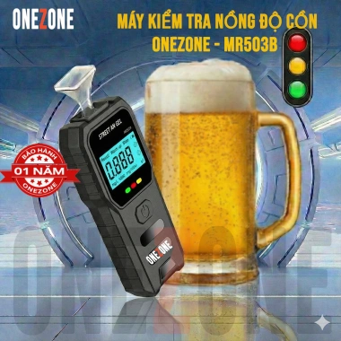 Máy đo nồng độ cồn ONEZONE MR503B Cảm biến bán dẫn nhạy, LCD, cảnh báo LED 3 màu