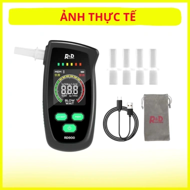 Máy đo nồng độ cồn RD - Thổi nhanh, chuẩn 99% ROHS, an toàn lái xe, bảo hành 12 tháng, giá ưu đãi 2,5 triệu 8