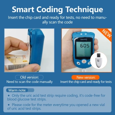 Máy đo Tiểu đường & Axit Uric (bệnh gút) 2 trong 1 Sinocare - 50 que đường + 50 que uric + 100 kim, giá ưu đãi 700.000₫ 8