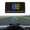 Máy đo tốc độ GPS HUD màn hình chiếu kính chắn gió, hiển thị MPH cho mọi ô tô 6