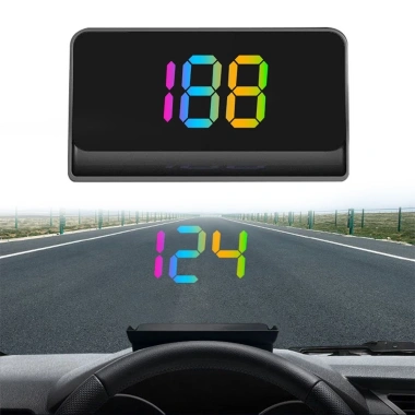 Máy đo tốc độ GPS HUD màn hình chiếu kính chắn gió, hiển thị MPH cho mọi ô tô 6 Máy đo tốc độ GPS HUD màn hình chiếu kính chắn gió, hiển thị MPH cho mọi ô tô 6