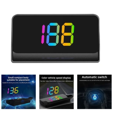 Máy đo tốc độ GPS HUD màn hình chiếu kính chắn gió, hiển thị MPH cho mọi ô tô 7 Máy đo tốc độ GPS HUD màn hình chiếu kính chắn gió, hiển thị MPH cho mọi ô tô 7
