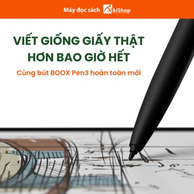 Máy đọc sách BOOX Note Air5 C 10.3 inch Màu Android 15 Pen3 Giá 18tr Kho HCM