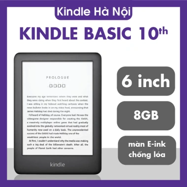 Máy đọc sách Kindle Basic 2.019 2.022 2.024 tặng bao da, ốp chống sốc giá 2.490.000₫ 2