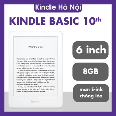Máy đọc sách Kindle Basic 2.019 2.022 2.024 tặng bao da, ốp chống sốc giá 2.490.000₫ 3
