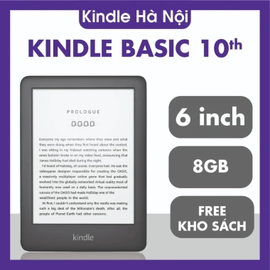 Máy đọc sách Kindle Basic 2.019 2.022 2.024 tặng bao da, ốp chống sốc giá 2.490.000₫ 10