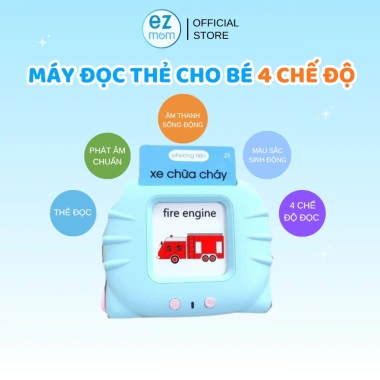 Máy Đọc Thẻ Song Ngữ Việt-Anh cho Bé 1-Tuổi, Học Anh Sớm, Không Sóng ĐT, Giá 99k