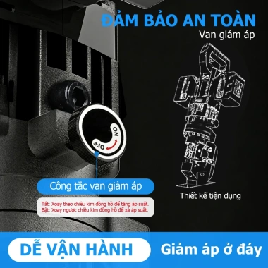 Máy đột thủy lực pin Lithium‑ion 2.200W 20T cầm tay - Đột lỗ thép góc 8mm mạnh mẽ