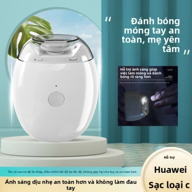 Máy Dũa Móng Điện Tự Động GlowNest 2 trong 1 - An toàn, êm ái, pin sạc, dùng cho lứa tuổi 3 Máy Dũa Móng Điện Tự Động GlowNest 2 trong 1 - An toàn, êm ái, pin sạc, dùng cho lứa tuổi 3