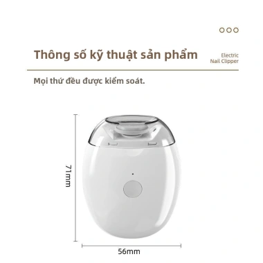 Máy Dũa Móng Điện Tự Động GlowNest 2 trong 1 - An toàn, êm ái, pin sạc, dùng cho lứa tuổi 5 Máy Dũa Móng Điện Tự Động GlowNest 2 trong 1 - An toàn, êm ái, pin sạc, dùng cho lứa tuổi 5