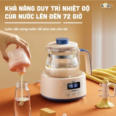 Máy Đun Nước Bear TNQ D12D1 Pha Sữa, Pha Trà, Khử Clo, Giữ Ấm, Giá 833k 5 Máy Đun Nước Bear TNQ D12D1 Pha Sữa, Pha Trà, Khử Clo, Giữ Ấm, Giá 833k 5