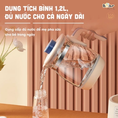 Máy Đun Nước Bear TNQ D12D1 Pha Sữa, Pha Trà, Khử Clo, Giữ Ấm, Giá 833k