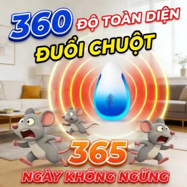 Máy Đuổi Chuột Siêu Âm Cao Cấp – Hiệu Quả, An Toàn Cho Gia Đình & Thú Cưng, 147.937₫ 2 Máy Đuổi Chuột Siêu Âm Cao Cấp – Hiệu Quả, An Toàn Cho Gia Đình & Thú Cưng, 147.937₫ 2