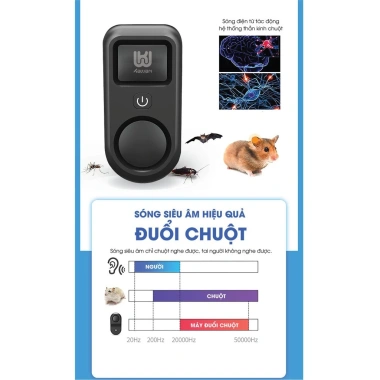 Máy đuổi chuột thông minh KAWAN KW313 - Diện tích 200m², giảm giá 18% chỉ 319.999₫ 2