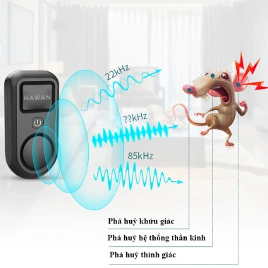 Máy đuổi chuột thông minh KAWAN KW313 - Diện tích 200m², giảm giá 18% chỉ 319.999₫ 3