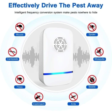 Máy Đuổi Muỗi Sóng Âm Six Foxes - Đuổi Chuột, Gián, Thạch Sùng, Nhập Đức, BH 12 Tháng, 250.000₫ 9