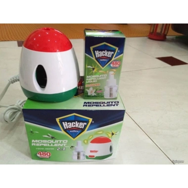 Máy Đuổi Muỗi Xông Tinh Dầu Hacker Parpar - Tặng 1 Lọ Tinh Dầu, Giá 48.000₫