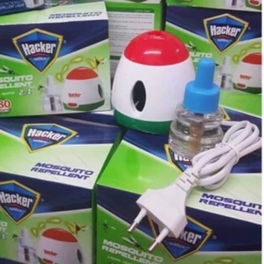 Máy Đuổi Muỗi Xông Tinh Dầu Hacker Parpar - Tặng 1 Lọ Tinh Dầu, Giá 48.000₫
