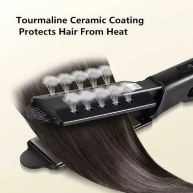 Máy duỗi tóc thẳng & xoăn kép gốm Tourmaline Ionic - Nóng nhanh cho tóc ướt & khô, chỉ 196.900₫ 3
