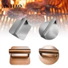 Máy ép bánh mì kẹp thịt thép không gỉ, nghiền thịt, chống dính, cho gia đình & BBQ 4